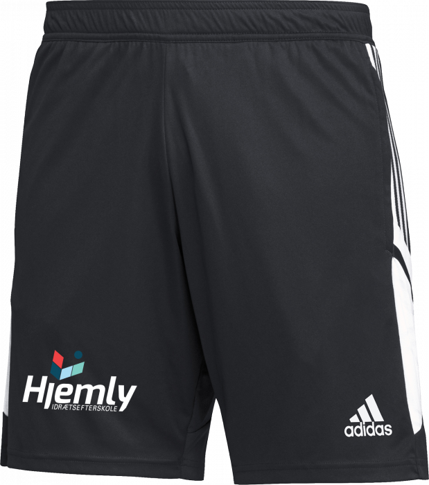Adidas - Hjemly Shorts Med Lynlåslomme - Black & white