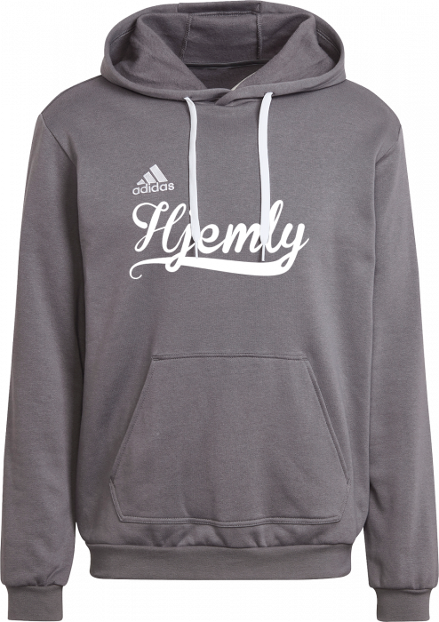 Adidas - Hjemly Cotton Hoodie - Grey four & wit