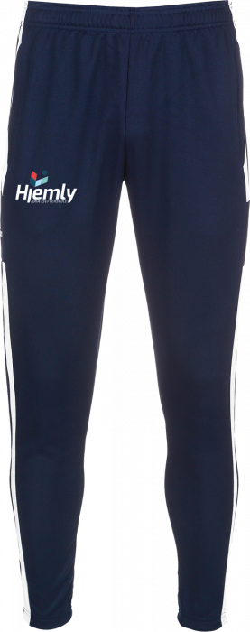 Adidas - Hjemly Træningsbukser - Navy blå & hvid