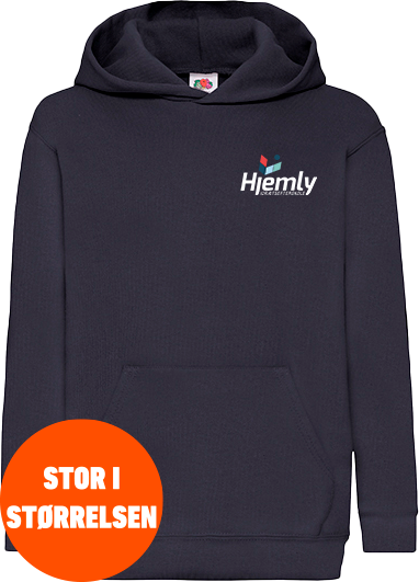 Fruit of the loom - Hjemly Hoodie Kids - Deep Navy