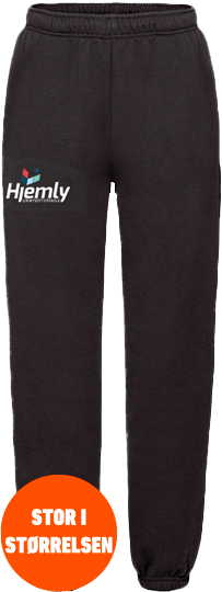 Fruit of the loom - Hjemly Sweatpants Kids - Negro